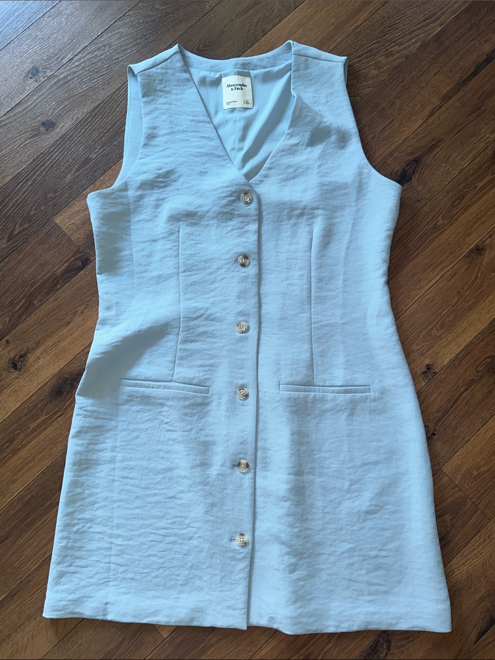 Abercrombie & Fitch Mara Vest Dress. Large Tall - Picture 2 of 7